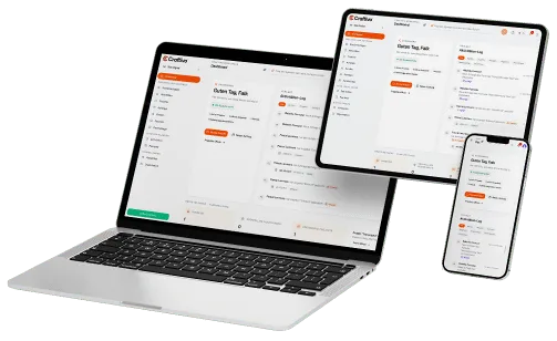 Craftivo auf Laptop, Tablet und Handy
